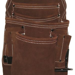 Bucket Boss Suede 10 Pocket Nail Bag