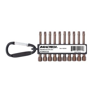 Vega Impactech #2 x 2 Square Driver Bits Set 10pcs