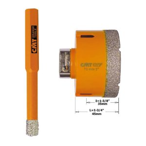 CMT Diamond Dry Hole Saw 1/4 In. Diameter