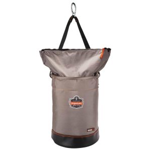 Ergodyne 5973 L Gray Hoist Bucket with D Rings