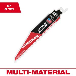 Milwaukee 6 WRECKER with NITRUS CARBIDE 1Pk
