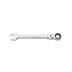 GEARWRENCH 25mm 90T 12 Point Flex Head Ratcheting Combination Wrench