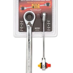 GEARWRENCH SET WR RAT QUADBX MET 2PC