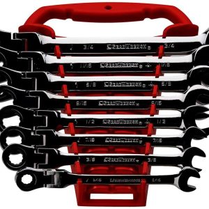 GEARWRENCH 8 pc SAE Flex Combination Ratcheting Wrench Set