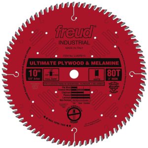 Freud 10 Ultimate Plywood & Melamine Blade with Perma-SHIELD Coating