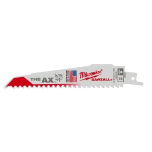 Milwaukee 6 in. 5 TPI The Ax SAWZALL Blade 25PK