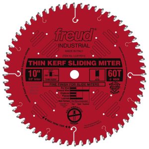 Freud 10 Thin Kerf Sliding Compound Miter Blade with Perma-SHIELD Coating