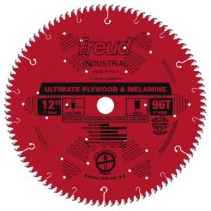 Freud 12 In. x 96T Ultimate Plywood & Melamine Blade