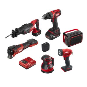 SKIL PWRCORE 20 Brushless 20V 6 Tool Combo Kit
