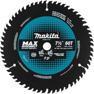 Makita Miter Saw Blade 7 1/2 60T Carbide Tipped Max Efficiency