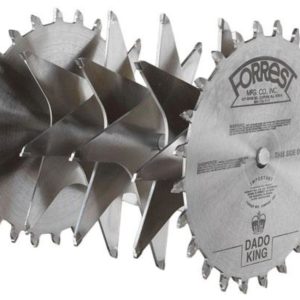 Forrest Dado King 10In Dado Blade Set with 1In Arbor