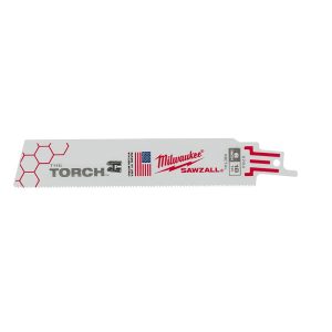 Milwaukee 6 in. 18 TPI THE TORCH SAWZALL Blade 5PK