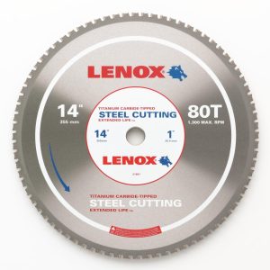 Lenox 14 In. (355 mm) 80TPI Metal Cutting Circular Saw Blade