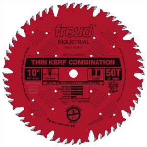 Freud 10 Thin Kerf Combination Blade with Perma-SHIELD Coating