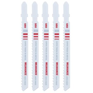 Milwaukee 4 in. 8 TPI Bi-Metal Jig Saw Blades 5PK