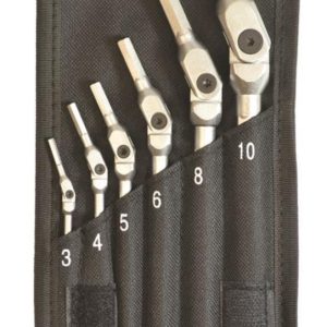 Bondhus 6 piece Chrome Hex Pro Wrench Set – Sizes: 3-10mm