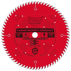 Freud 12 In. x 72T Cabinetmakers Crosscut Blade