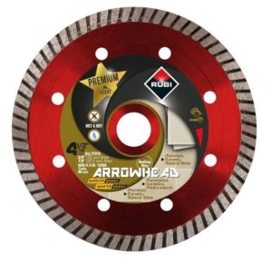Rubi Tools Arrowhead 4-1/2 In. Premium Turbo Diamond Blade