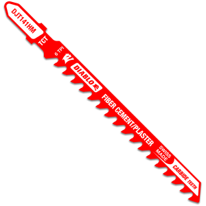 Diablo Tools 4 6 TPI Carbide T-Shank Jig Saw Blade for Fiber Cement & Plaster