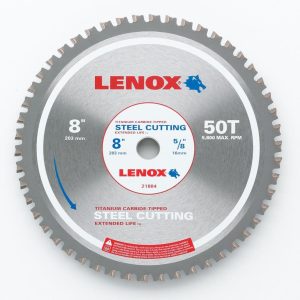 Lenox 8 In. (203 mm) 50 TPI Metal Cutting Circular Saw Blade