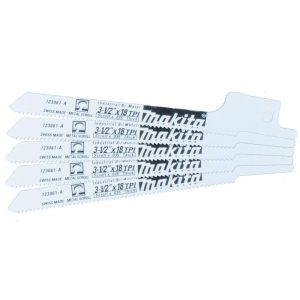 Makita 3-1/2 in. Metal Cutting Recipro Saw Blade 18TPI 5/pk
