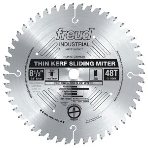 Freud 8-1/2 In. x 48T Thin Kerf Sliding Compound Miter Saw Blade