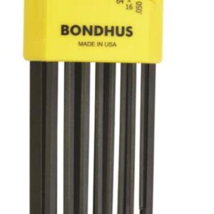 Bondhus 13 piece Stubby Double Ball End L-Wrench Set with ProGuard Finish