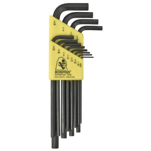 Bondhus 12pc Hex L-Wrench Set . 0.050 – 5/16