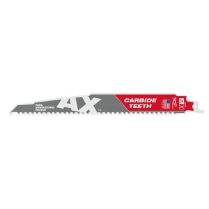 Milwaukee 95 TPI The AX(TM) with Carbide Teeth SAWZALL(R) Blade 25PK