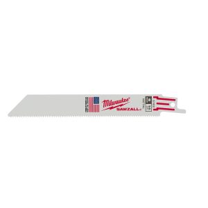 Milwaukee 6 in. 14 TPI Thin Kerf SAWZALL Blades 25PK