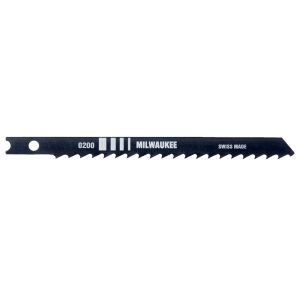 Milwaukee 4 in. 6 TPI High Carbon Steel Jig Saw Blades 5PK