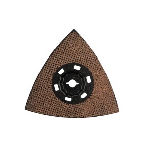 Makita StarlockMax Oscillating Multi Tool 4 1/2 Tungsten Carbide 60 Grit Delta Triangle Sanding Pad