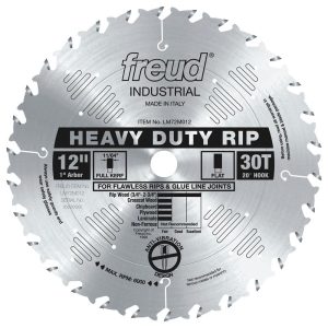 Freud 12 In. x 30T Heavy-Duty Rip Blade