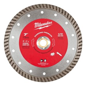 Milwaukee 7 in. Diamond Premium Turbo