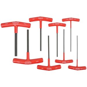 Bondhus Set 8 Hex T Handles 6 In. Length 2 to 10 mm