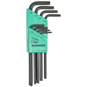 Bondhus Set 8 Tamper Resistant L-Wrenches