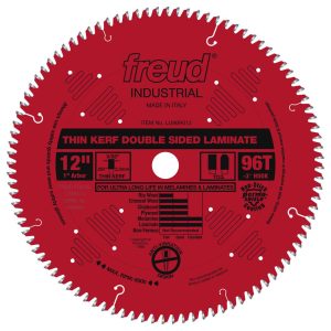 Freud 12 In. x 96T Thin Kerf Double Sided Laminate/Melamine