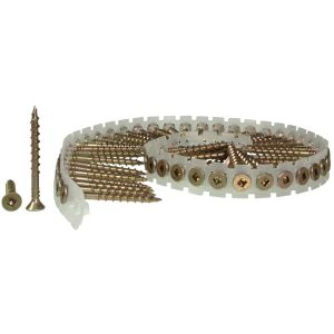 Senco DuraSpin Collated Screw #8 x 1-3/4 In. Flooring to Wood