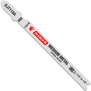 Diablo Tools 3-5/8x17/24 TPI HiSpeed Steel T-Shank Jig Saw Blades Med Metal