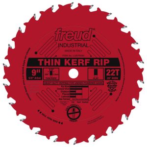 Freud 9 Thin Kerf Rip Blade with Perma-SHIELD Coating