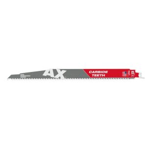 Milwaukee 12 in. 5 TPI The Ax Carbide Teeth SAWZALL Blades 3PK