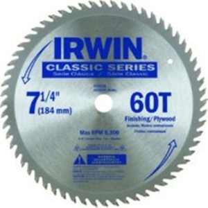 Irwin 7-1/4 In. 60T Saw Blade