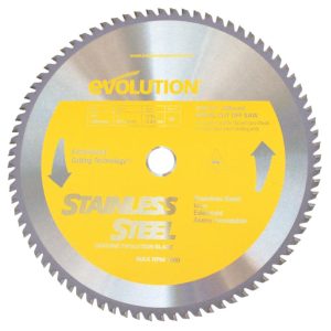 Evolution Power Tools 12-in 80-Tooth Dry Standard Tungsten Carbide-Tipped Steel Circular Saw Blade