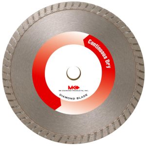 M K Diamond MK-925D 10 Supreme Grade Turbo Rim Diamond Blade for Paver Stones