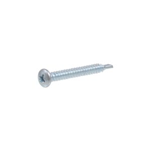 Hillman #8-18 x 1 1/2 Zinc Pan Phillips Self Drilling Screw 100pk