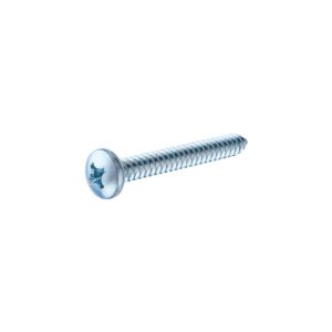 Hillman #14 x 1 1/2 Zinc Pan Head Phillips Sheet Metal Screw 100pk