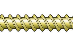 Quikdrive #8×1-3/4In Twin Thread Sub-Floor Screw with #3 Square Drive Head (2000/box)