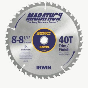 Irwin 8-1/4In 40T Marathon Saw Blade
