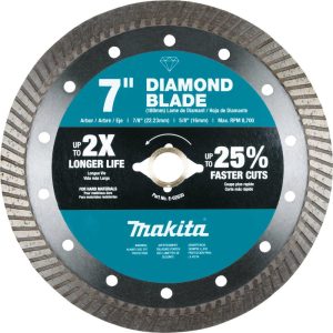 Makita 7 Diamond Blade Turbo Hard Material