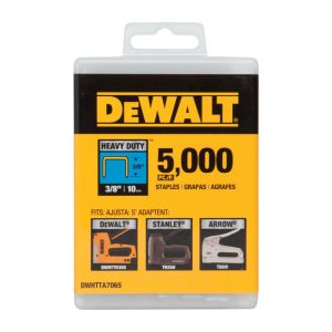 DEWALT 3/8In. Heavy Duty Contractor Staples 5000pk